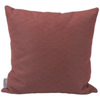 OUTDOOR-KISSEN Raute  - Rot, Basics, Textil (45/45cm) - Stern