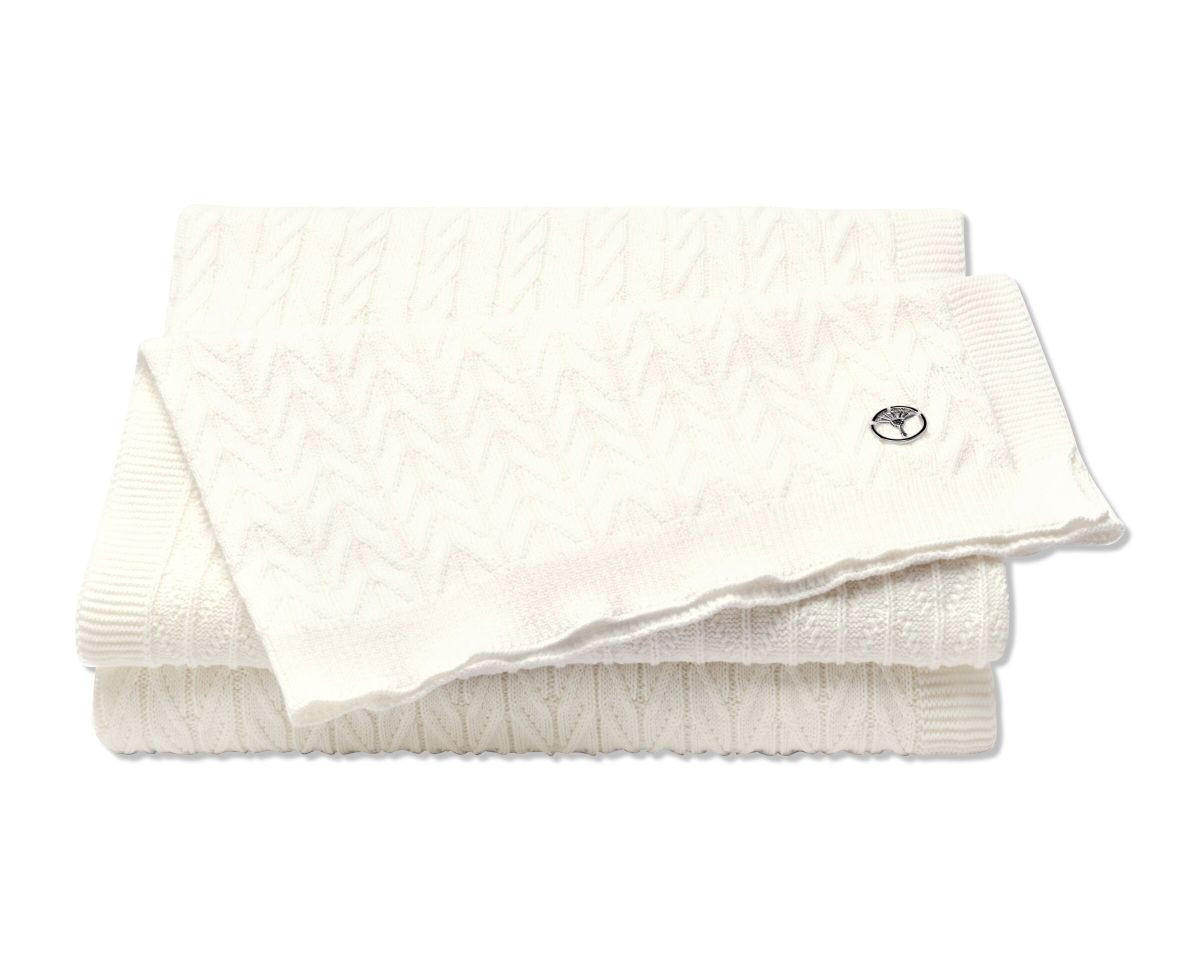 PLAID J-Weavelle 130/170 cm  - Weiß, Design, Textil (130/170cm) - Joop!