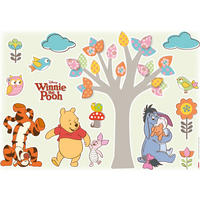 DEKOSTICKER Winnie Pooh Nature Lovers  - Klar/Multicolor, LIFESTYLE, Kunststoff (50/70cm) - Komar