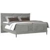 BOXSPRINGBETT 180/200 cm  in Grau  - Schwarz/Grau, Konventionell, Textil/Metall (180/200cm) - Esposa