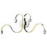 WANDLEUCHTE - Chromfarben/Klar, LIFESTYLE, Glas/Metall (62/25cm) WANDLEUCHTE - Chromfarben/Klar, LIFESTYLE, Glas/Metall (62/25cm)