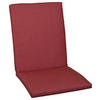 SESSELAUFLAGE Uni  - Rot, Basics, Textil (50/4/109cm)