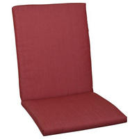 SESSELAUFLAGE Uni  - Rot, Basics, Textil (50/4/109cm)