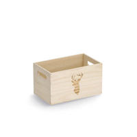 AUFBEWAHRUNGSBOX     - Naturfarben, Basics, Holz (25/15/14cm)