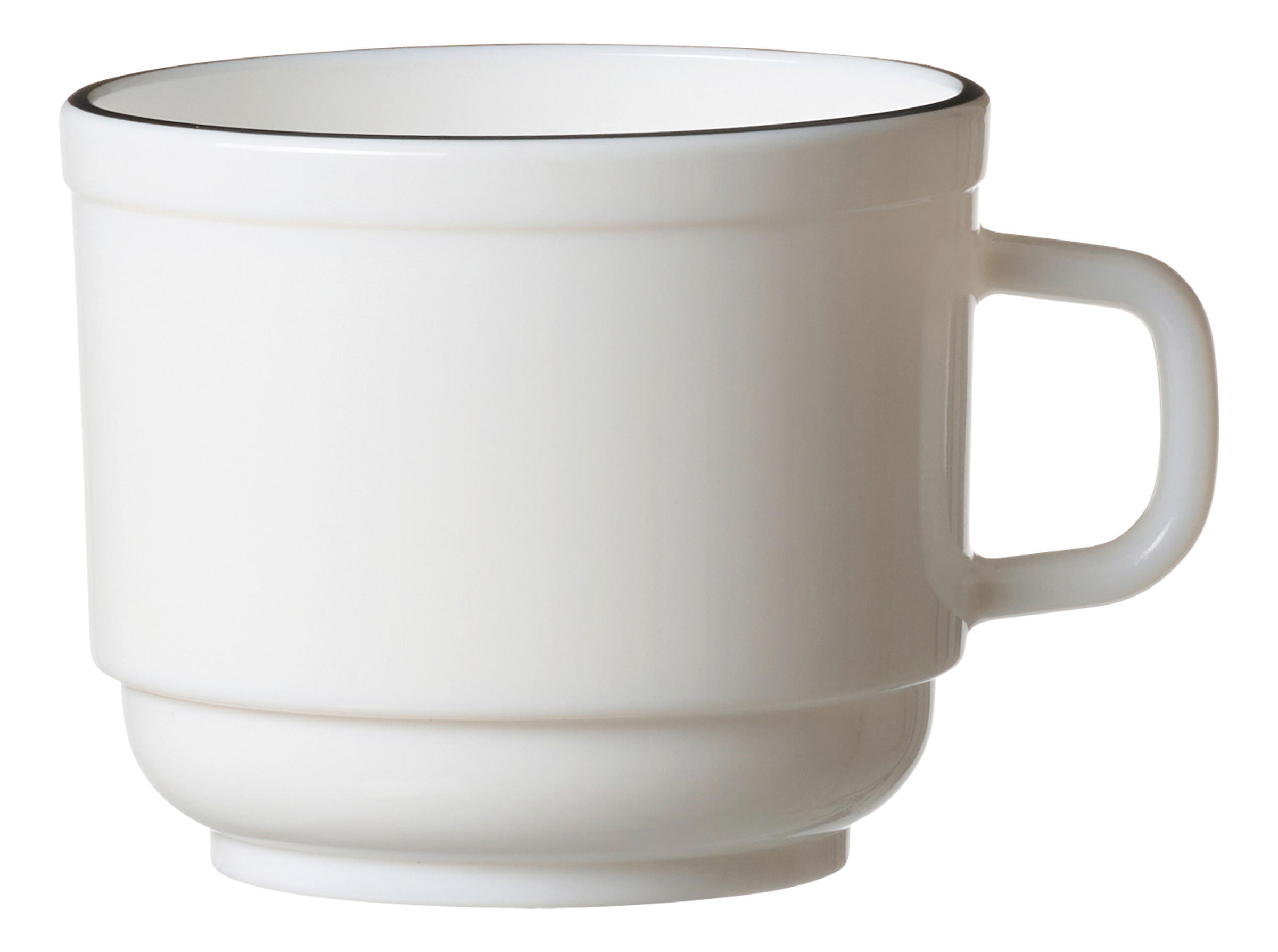 KÁVÉSCSÉSZE 250 ml  - fehér, Basics, üveg (8,5/8,5/7cm) - Ritzenhoff