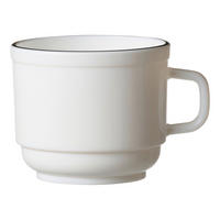 KÁVÉSCSÉSZE 250 ml  - fehér, Basics, üveg (8,5/8,5/7cm) - Ritzenhoff
