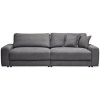 MEGASOFA Cord Dunkelgrau  - Dunkelgrau/Schwarz, MODERN, Kunststoff/Textil (278/93/112cm) - Carryhome