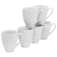 KAFFEEBECHERSET Barcelona 6-teilig  - Weiß, Basics, Keramik - Creatable