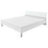 BETT 140/200 cm - Chromfarben/Weiß, Design, Metall (140/200cm) - CARRYHOME