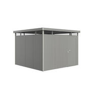 GERÄTEHAUS 314,3/221/314,3 cm  - Anthrazit, Basics, Metall (314,3/221/314,3cm) - Biohort