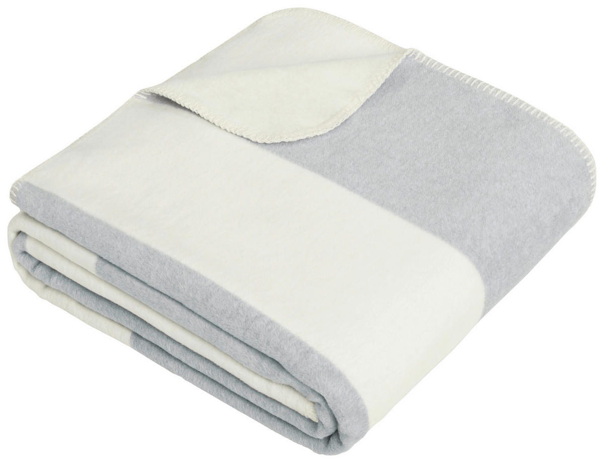 DECKE PULA 150/200 cm  - Naturfarben/Grau, Basics, Textil (150/200cm) - Novel