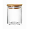 VORRATSDOSE 1,2 l  - Hellbraun/Klar, Basics, Glas/Holz (9,5/18cm) - Homeware Profession.