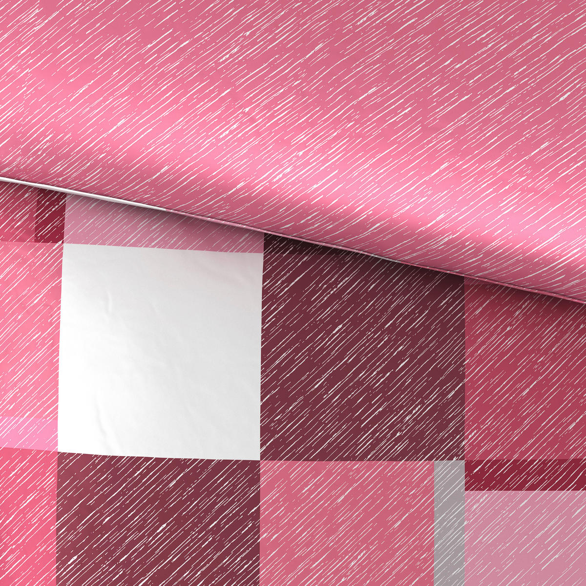 OBOUSTRANNÉ POVLEČENÍ, satén, pink, 140/200 cm - pink, Design, textil (140/200cm) - Bio:Vio