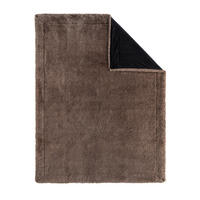 DECKE BUGATTI 150/200 cm  - Schwarz/Braun, Basics, Textil (150/200cm) - Bugatti