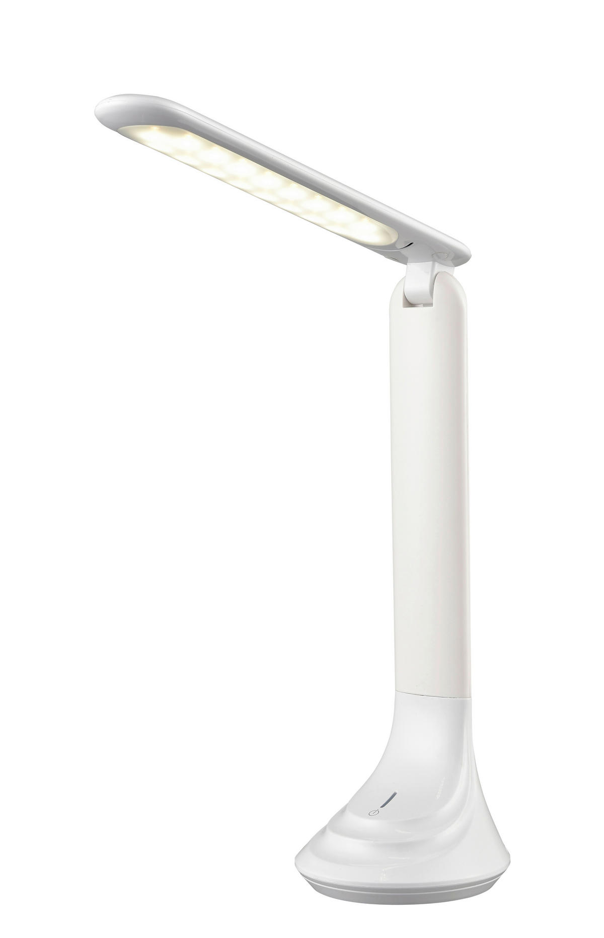 LED ÍRÓASZTALI LÁMPA - fehér, Basics, műanyag (25cm) - Boxxx