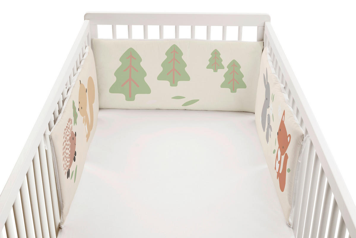 NESTCHEN Pretty Forest    - Taupe/Multicolor, Basics, Textil (32/40/20cm) - Patinio