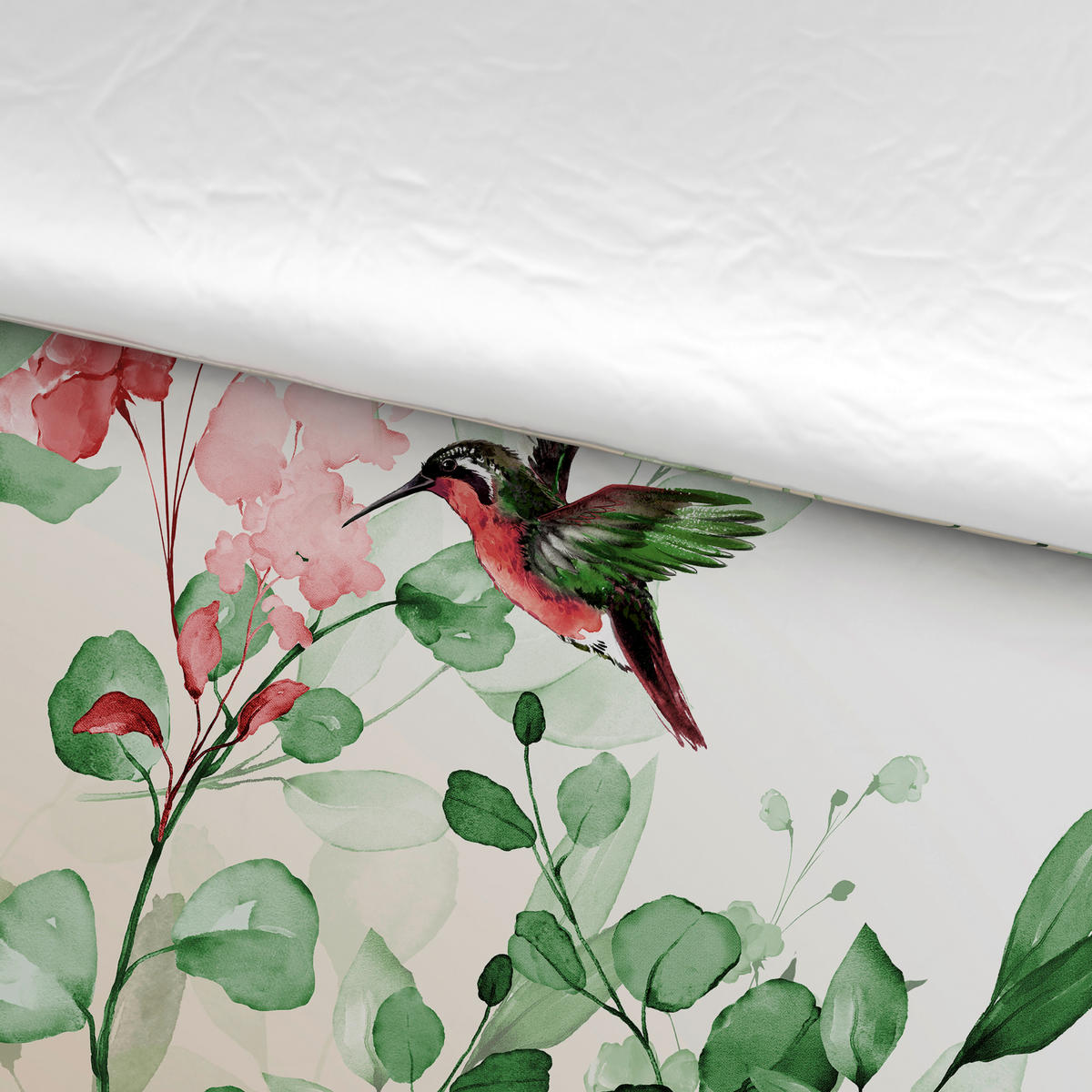 POSTELJINA SA DVA LICA 140/200 cm saten zelena  - zelena, tekstil (140/200cm) - Esposa