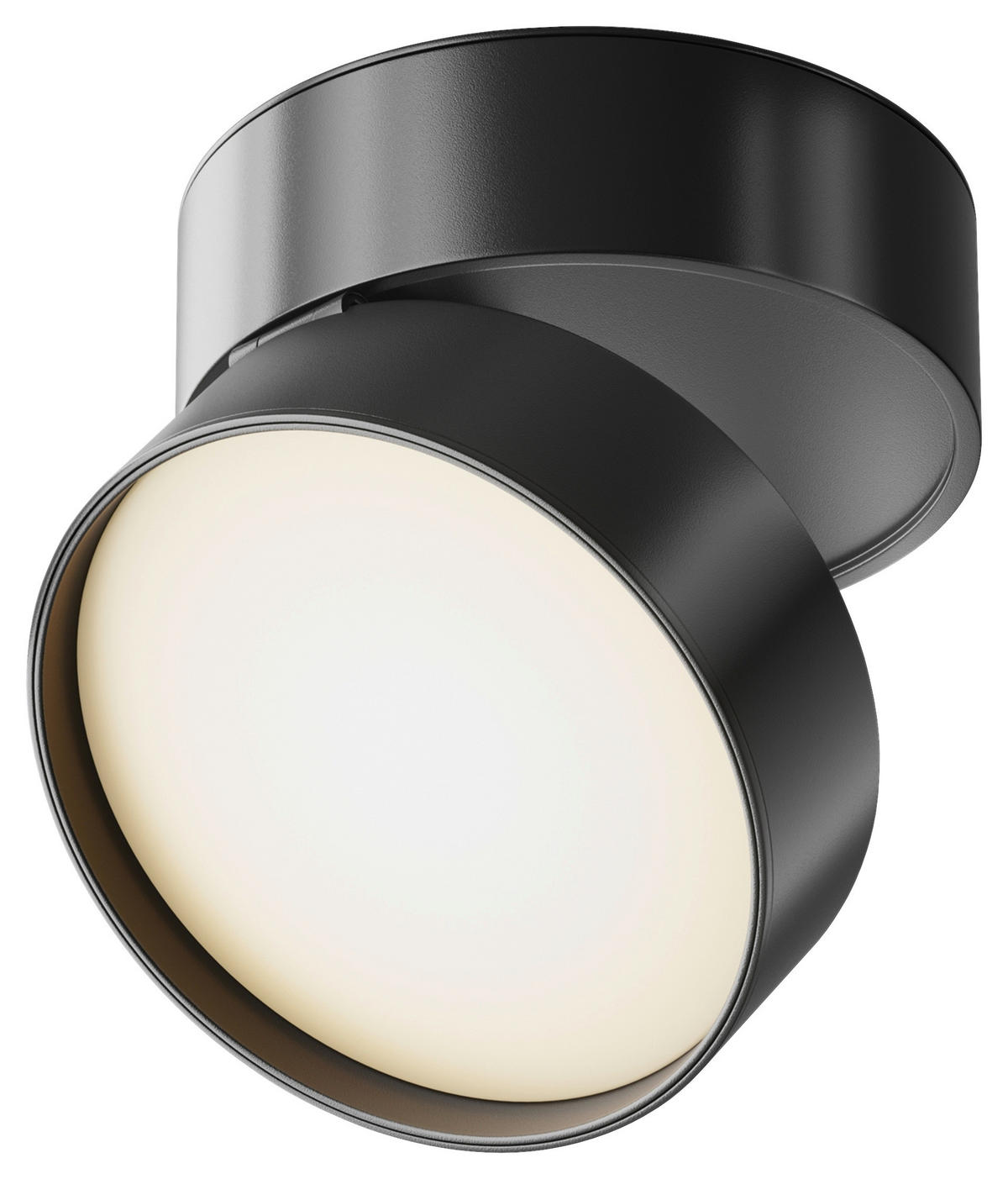 DECKENLEUCHTE  12/8,2 cm    - Schwarz, Basics, Metall (12/8,2cm) - MAYTONI