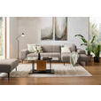 ECKSOFA in Chenille Beige  311/167 cm  - Beige/Schwarz, Design, Textil/Metall (311/167cm) - Xora