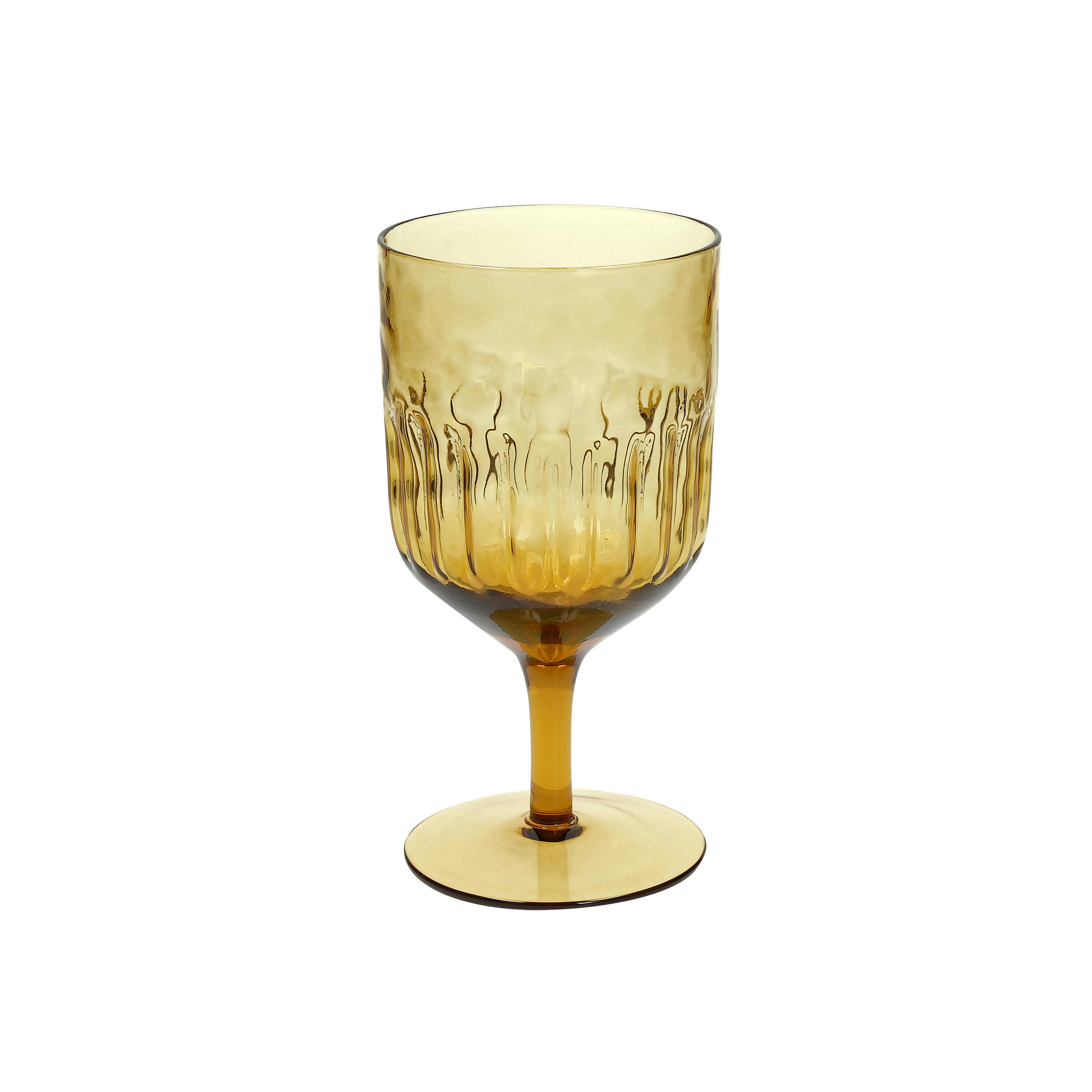 KOZAREC ZA VINO  SERENA 450 ml - barve jantarja, Basics, steklo (8.50/16.5cm) - Tognana