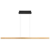 LED-HÄNGELEUCHTE 150/9/120 cm  - Transparent/Schwarz, Design, Kunststoff/Metall (150/9/120cm)