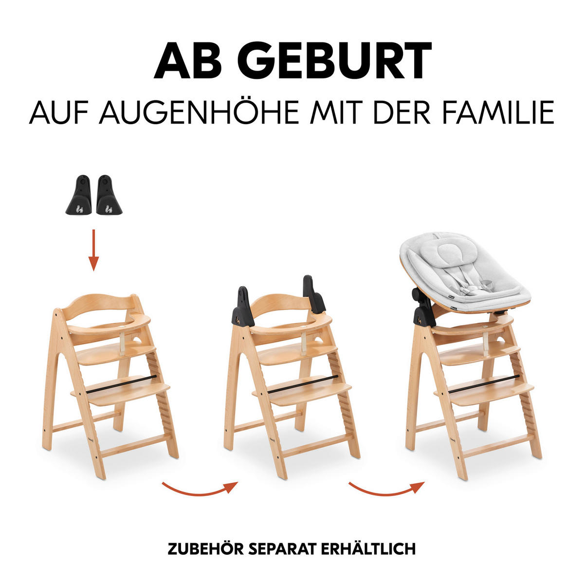 HOCHSTUHL Arketa Beech  - Buchefarben, Basics, Holz (48/79/54cm) - Hauck