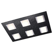 LED STROPNÍ SVÍTIDLO - antracitová, Design, kov (45/30/52cm) - Großmann