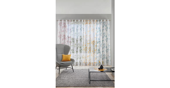 ÖSENVORHANG halbtransparent - Grün, KONVENTIONELL, Textil (135/245cm) - Esposa