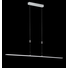 LED-HÄNGELEUCHTE - Alufarben/Weiß, Design, Kunststoff/Metall (160/90-150cm) LED-HÄNGELEUCHTE - Alufarben/Weiß, Design, Kunststoff/Metall (160/90-150cm)