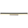 LED-WANDLEUCHTE - Opal/Schwarz, Basics, Kunststoff/Metall (60/6/4cm) - Globo