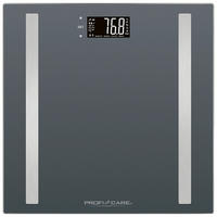 PERSONENWAAGE  - Grau, Trend, Glas/Kunststoff (30,0/2,50/30,0cm) - Bomann