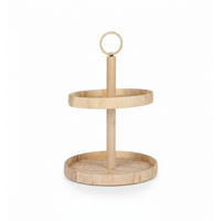 ETAGERE 2-stöckig - Naturfarben, Basics, Holz (27.5/27.5/40cm)