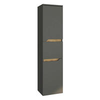 VYSOKÁ SKRINKA, grafitová, grafitová, 33/142/33 cm - grafitová, Modern, kompozitné drevo (33/142/33cm) - Stylife