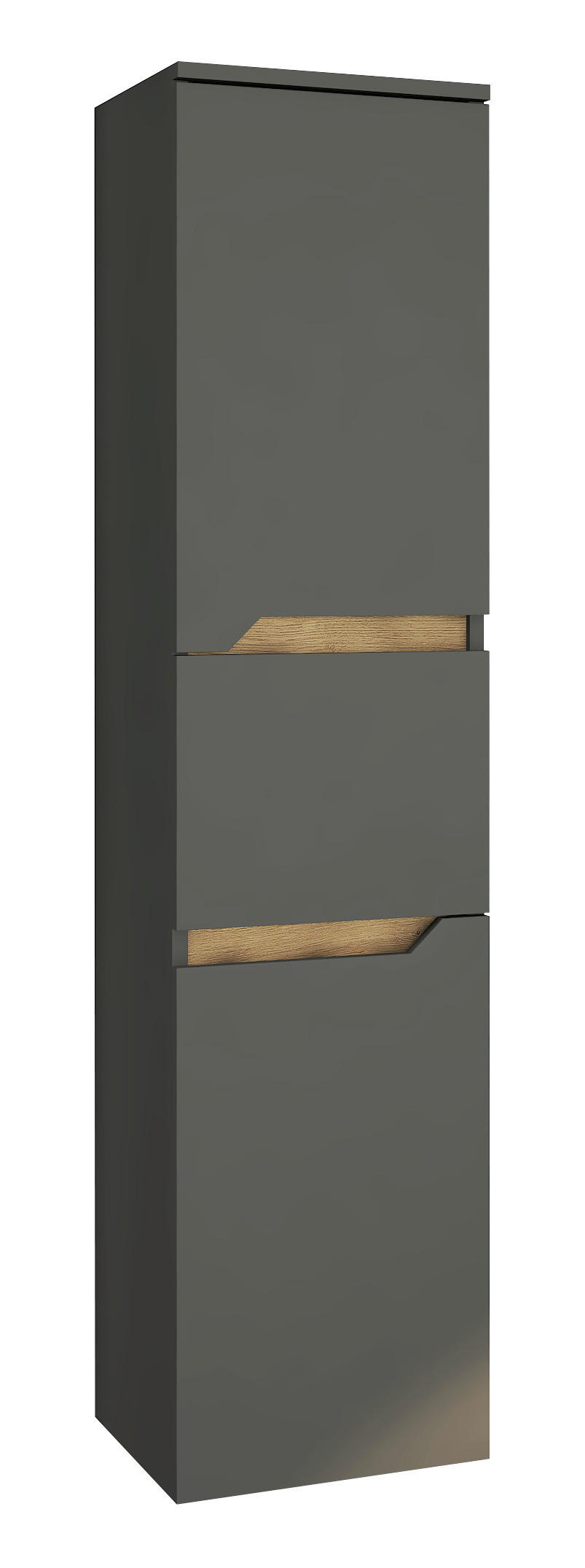 Hochschrank Capri Graphitfarben B: 33 Cm