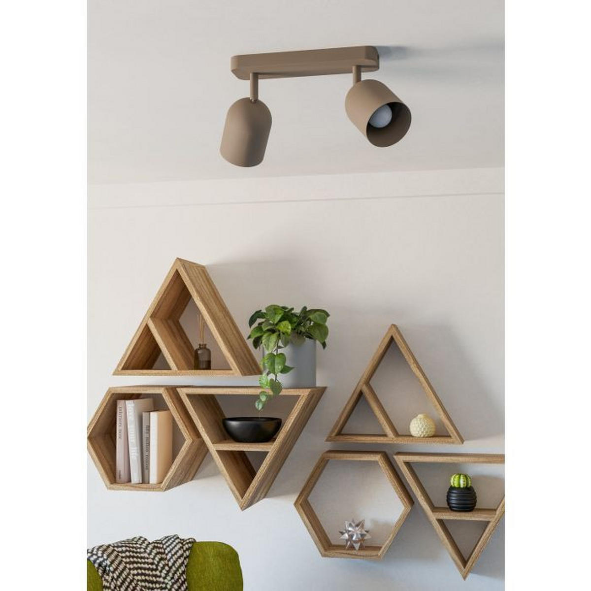 REFLEKTOR Tilston  - boja peska, Osnovno, metal (28/8/20,5cm)