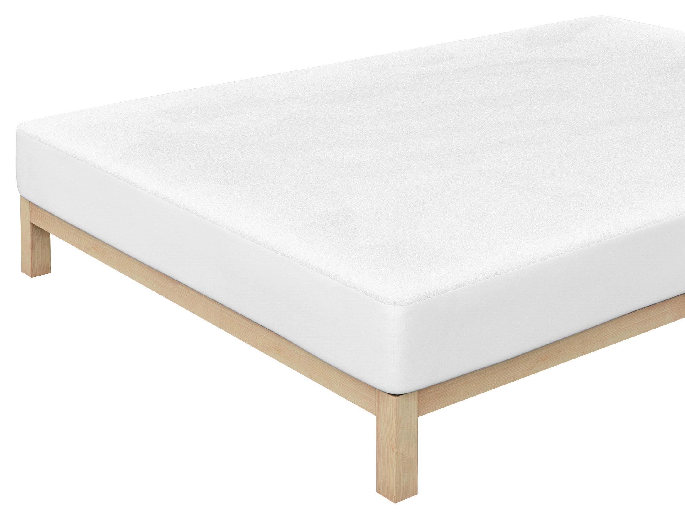 Schlafgut Matratzenauflage Baselayer Pro Molton Weiß 160x200 cm