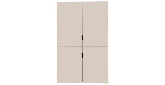 SCHRANKKÜCHE 124/200/70 cm  in Kaschmir  - Kaschmir/Eichefarben, KONVENTIONELL, Holzwerkstoff/Metall (124/200/70cm) - Xora
