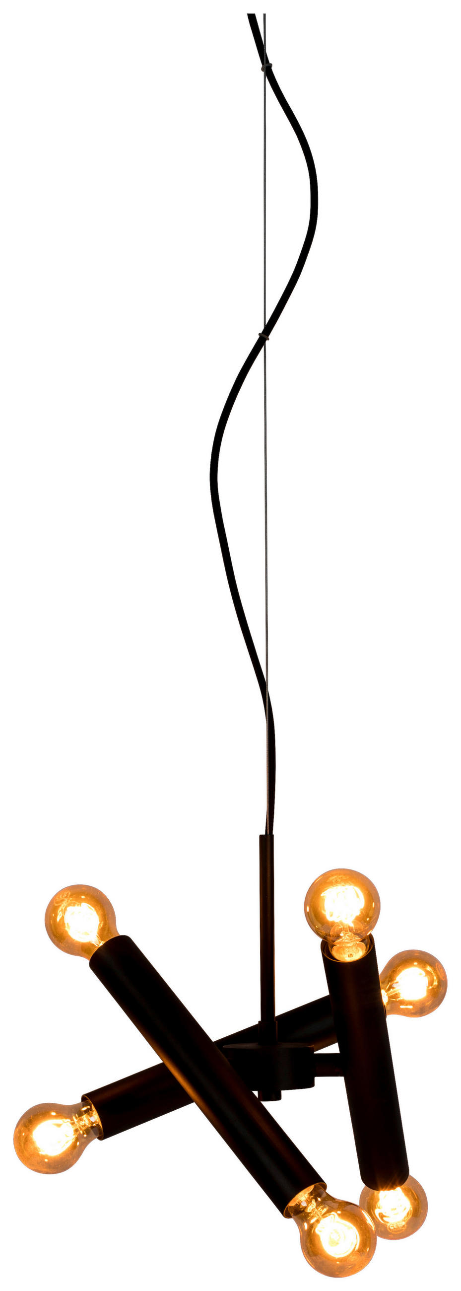 HÄNGELEUCHTE 17/170/39 cm  - Schwarz, Basics, Metall (17/170/39cm) - Zuiver