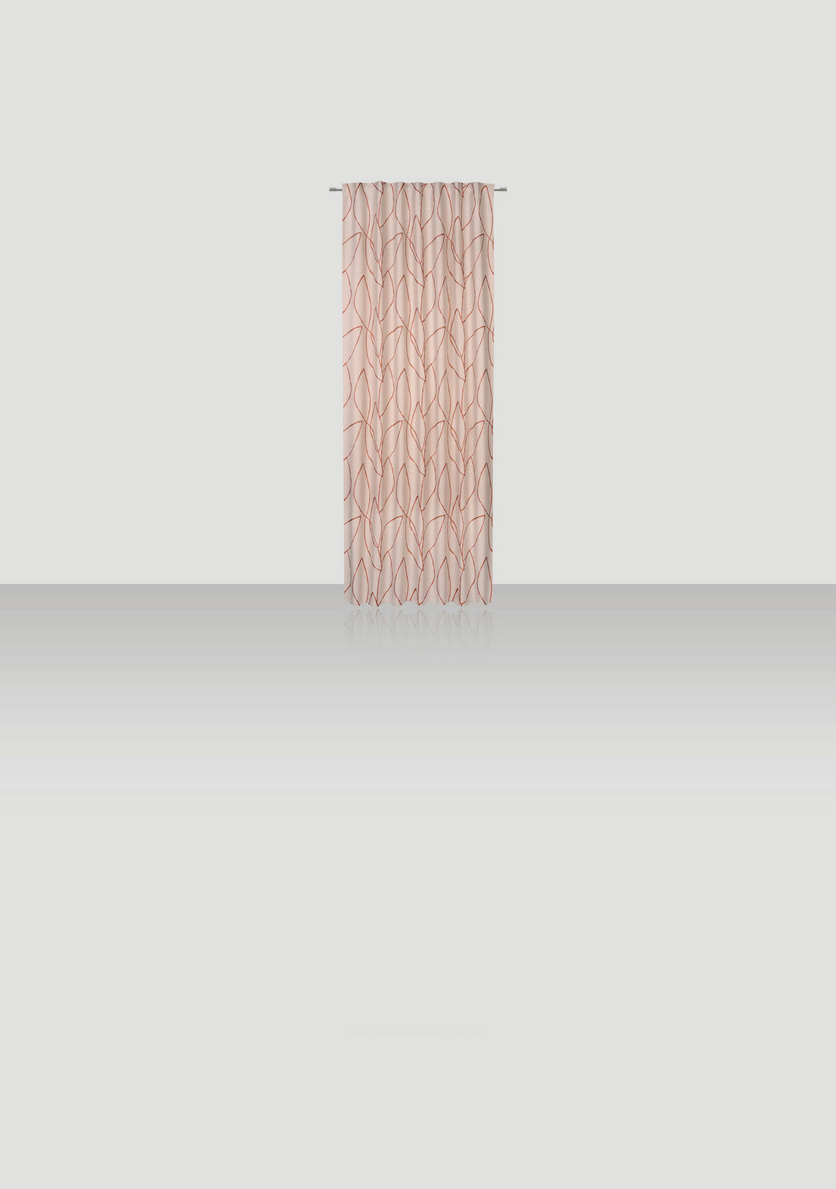 FERTIGVORHANG blickdicht  - Kupferfarben, Design, Textil (140/255cm) - Novel