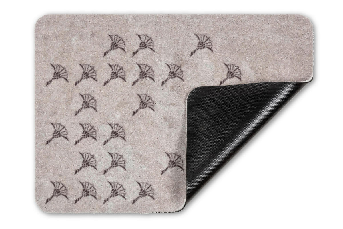 FUSSMATTE - Taupe, Design, Kunststoff (67/110cm) - Joop!