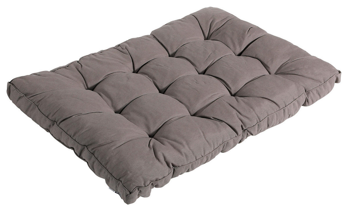 PALETTENKISSEN 120/10/80 cm  - Taupe, Basics, Textil (120/10/80cm)