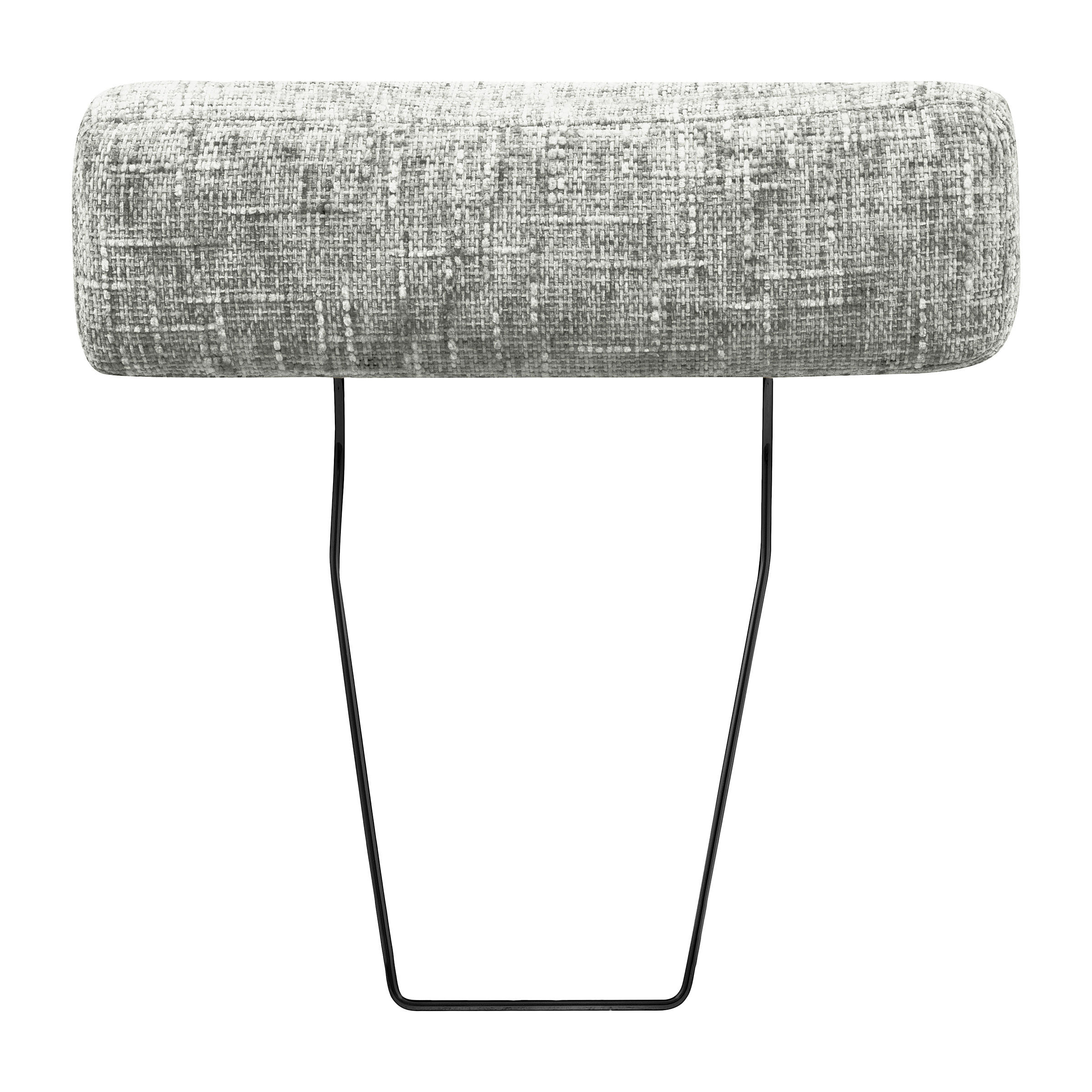 KOPFSTÜTZE 52/17/14 cm  Webstoff  - Grau, Design, Textil (52/17/14cm) - Livetastic