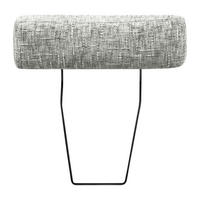 KOPFSTÜTZE 52/17/14 cm  Webstoff  - Grau, Design, Textil (52/17/14cm) - Livetastic