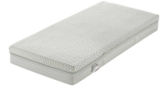 GELSCHAUMMATRATZE 90/200 cm Höhe ca. 24 cm  - Weiß, Basics, Textil (90/200cm) - Dieter Knoll