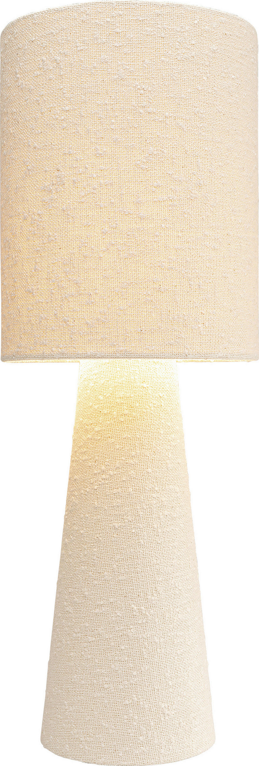 STEHLEUCHTE  22/60/22 cm   - Beige, Design, Textil/Metall (22/60/22cm) - Kare-Design