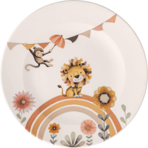 KINDERTELLER Roar Lion Fine China  - Multicolor, Design, Keramik (21,5/1,5cm) - Villeroy & Boch