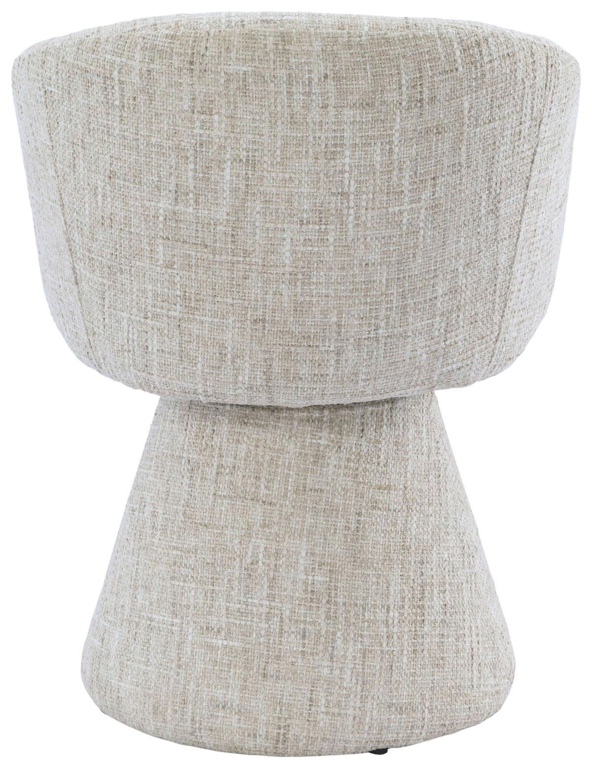 ARMLEHNSTUHL  Sitzfläche 360° drehbar, inklusive Armlehnen Webstoff  Beige  - Beige, Design, Textil/Metall (59,5/80/60cm) - Milino