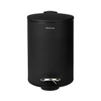 TRETEIMER TUBO 3 L  - Schwarz, Basics, Kunststoff/Metall (21,5/24cm) - Blomus