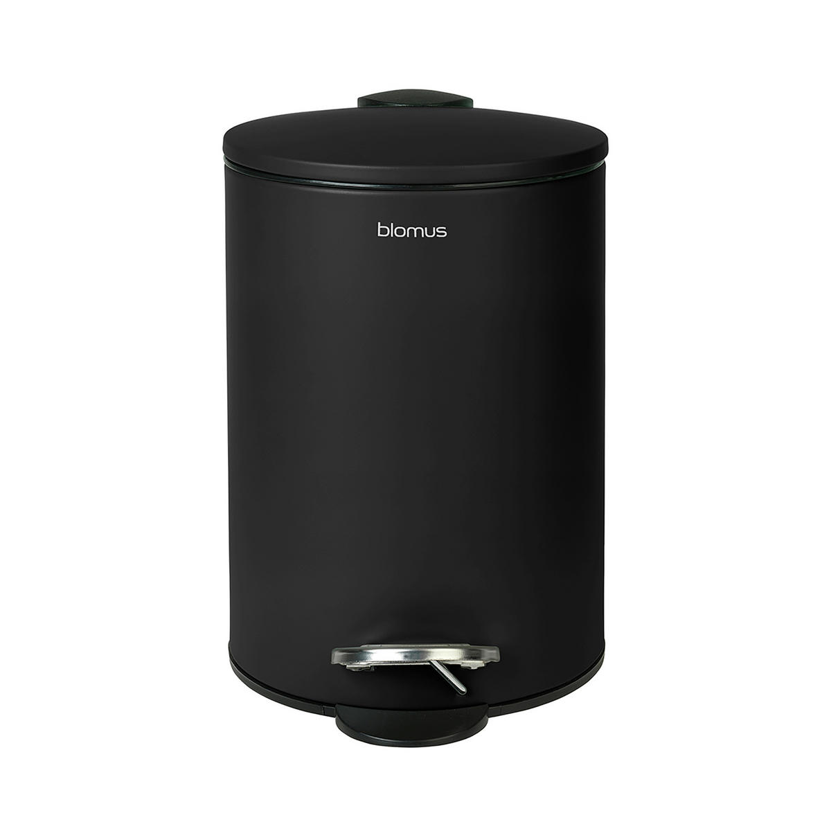 TRETEIMER TUBO 3 L  - Schwarz, Basics, Kunststoff/Metall (21,5/24cm) - Blomus