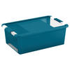 AUFBEWAHRUNGSBOX 35/19/55 cm     - Türkis, KONVENTIONELL, Kunststoff (35/19/55cm)